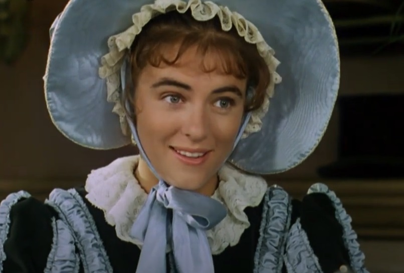 Portrait Photo of the English Actress Elizabeth Hurley portraying Claire Clairmont