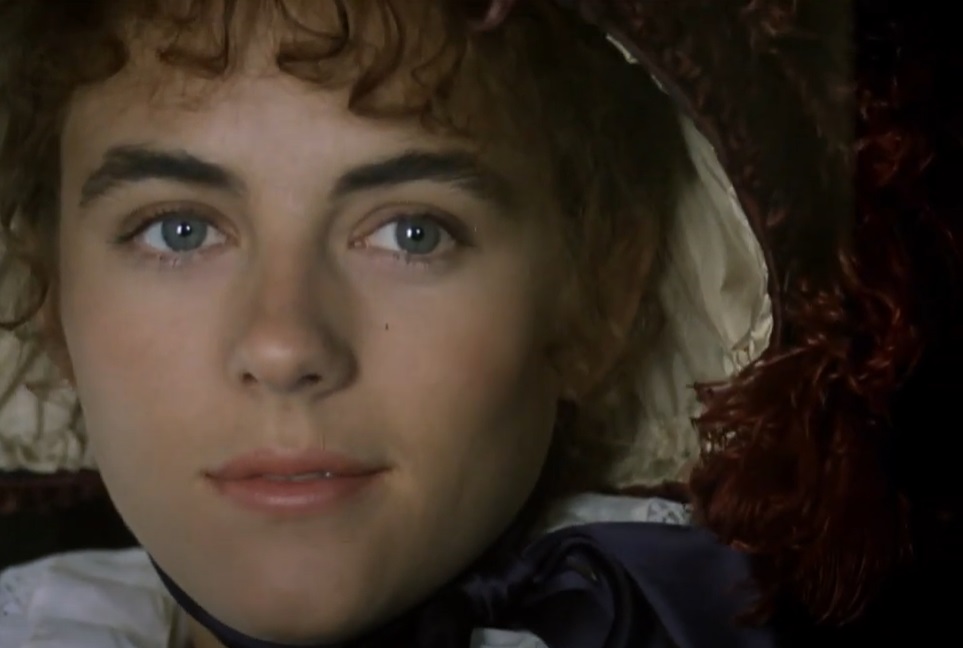 Portrait Photo of the English Actress Elizabeth Hurley portraying Claire Clairmont