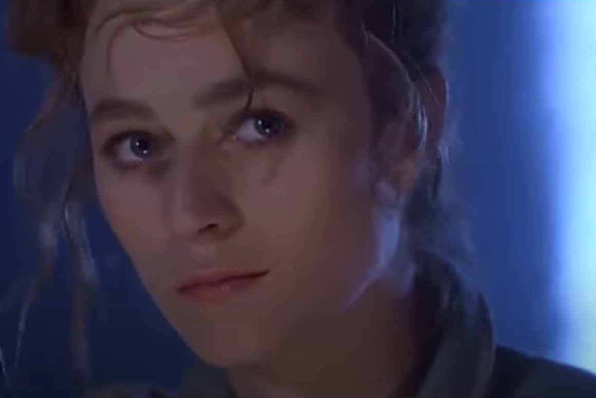 Portrait Photo of the English Actress Elizabeth Hurley portraying Claire Clairmont