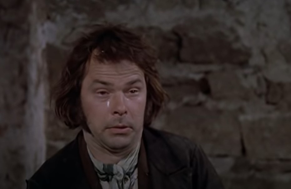 Bruno S.  as Kaspar Hauser in prison  crying