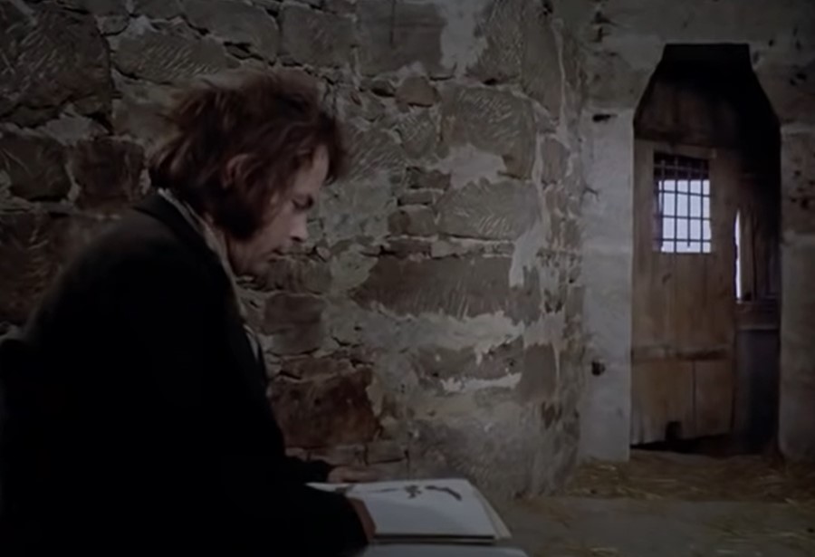 Bruno S.  as Kaspar Hauser with letters