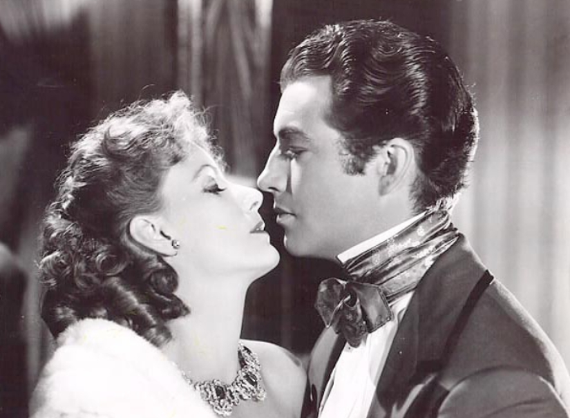 Greta Garbo and Robert Taylor