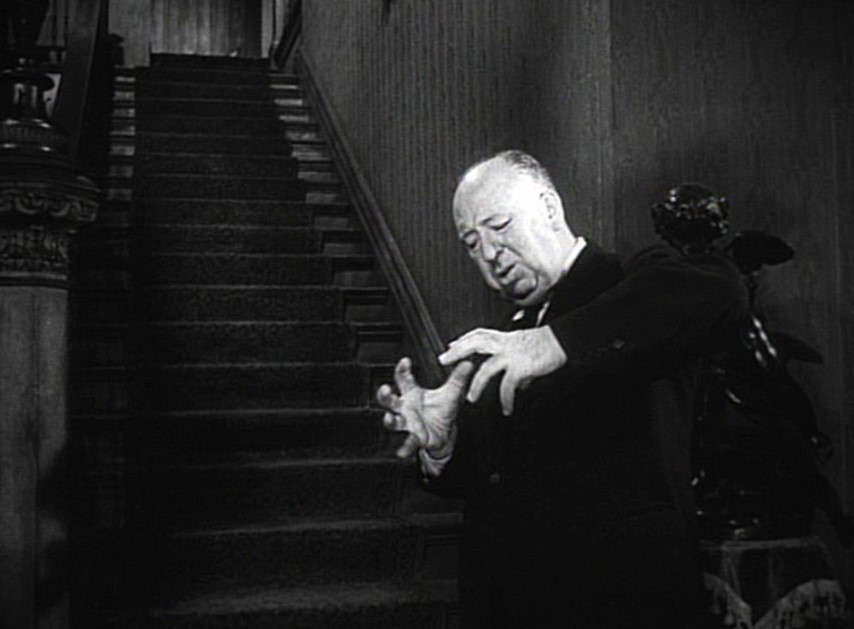 Hitchcock  in suit