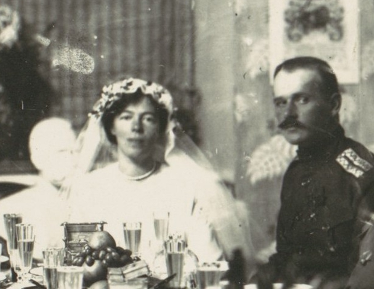 Wedding of Grand Duchess Olga Alexandrovna of Russia with her husband Nikolai Kulikovsky - 1916