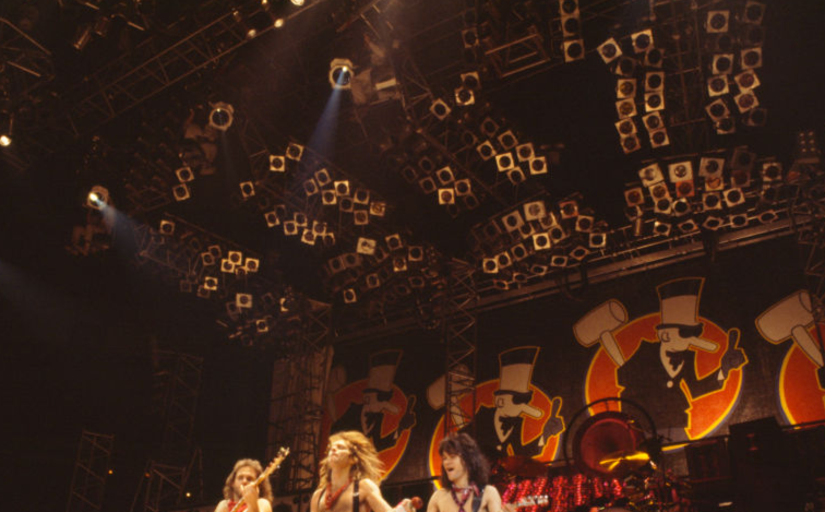 Van Halen on their 1984 tour in support of their sixth studio abum 1984
