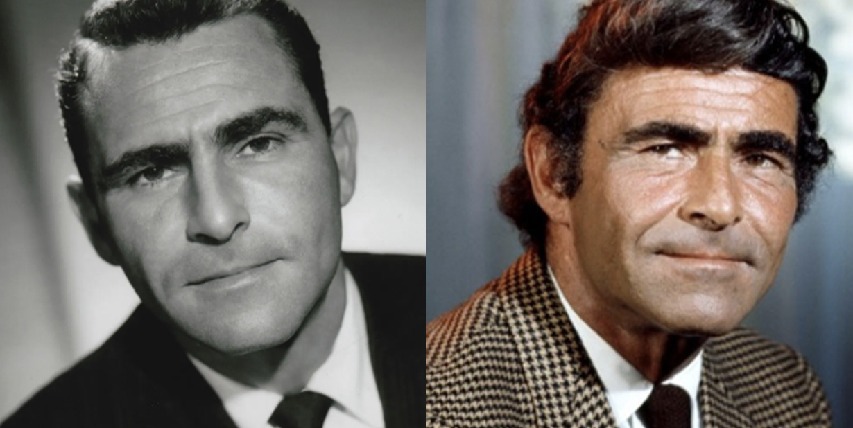 Rod Serling Split image