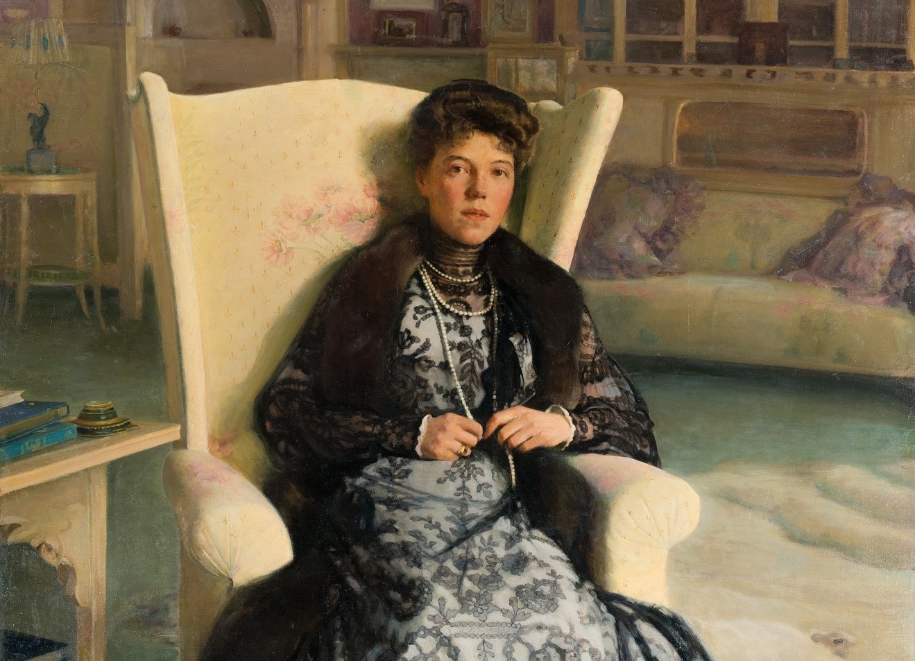 Portrait painting of Olga Alexandrovna - 1905