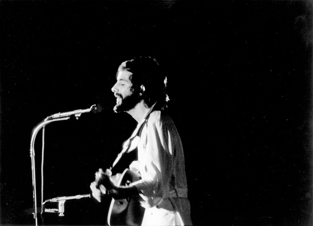 Photo of Cat Stevens on stage