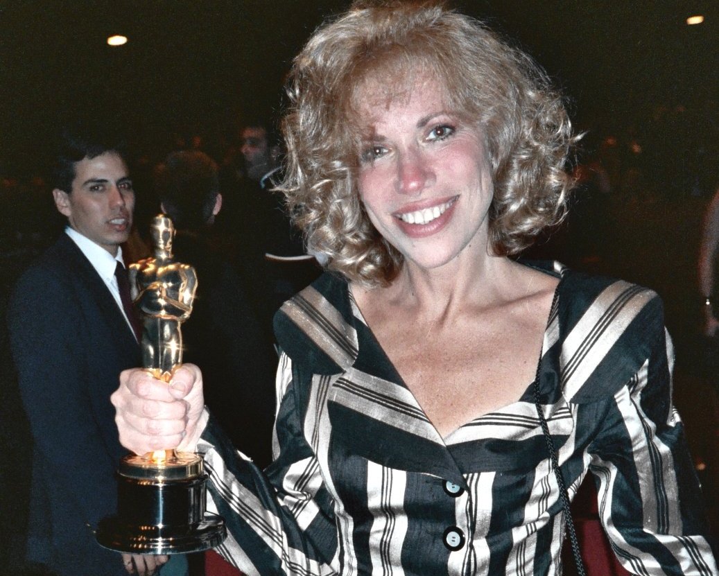 Carly Simon in stripped top