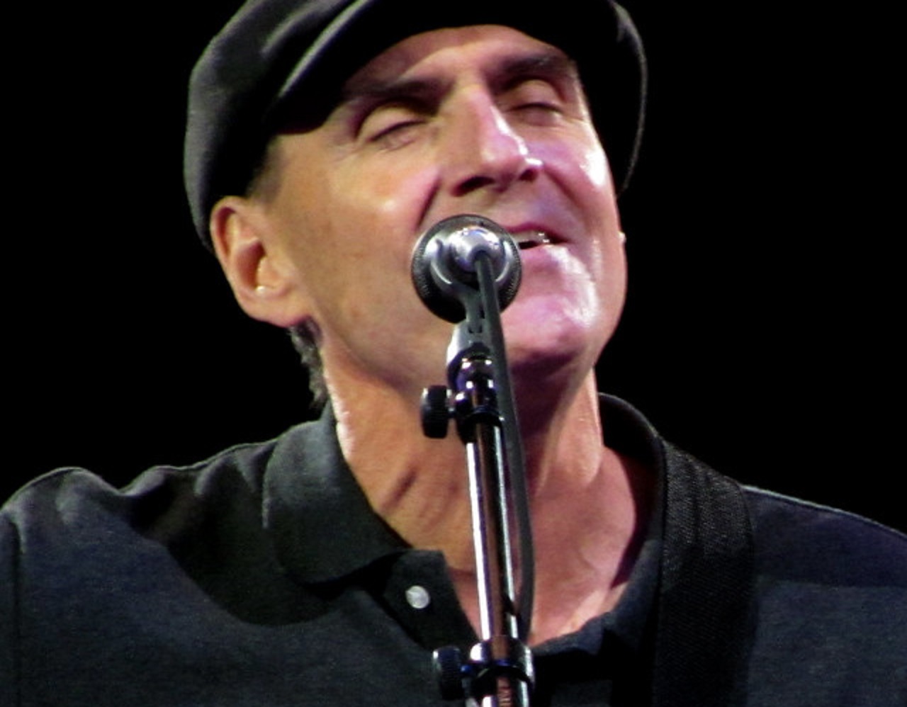 James Taylor performing on stage - 2010