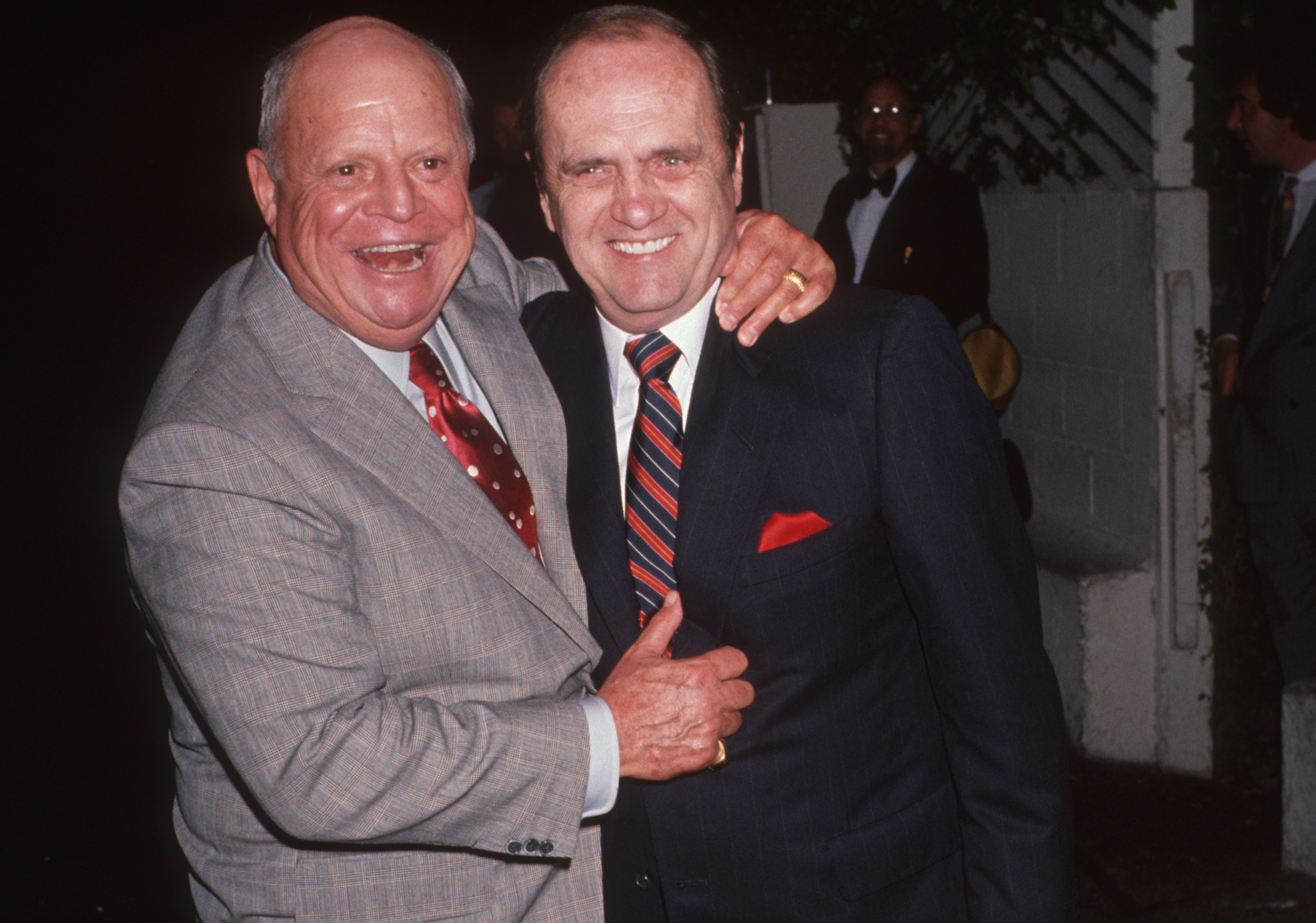 Don Rickles and Bob Newhart during Marvin Davis Birthday Party