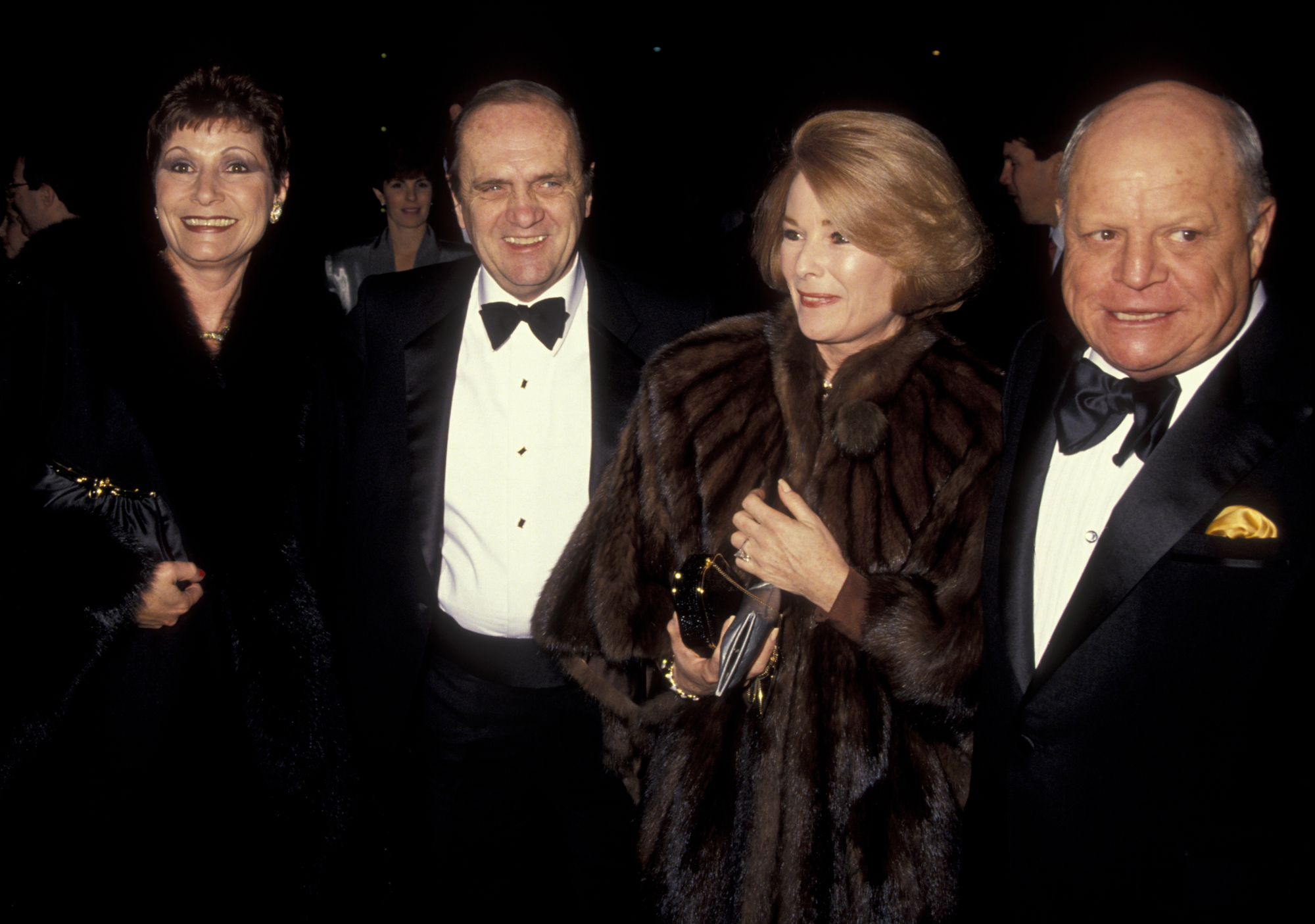 Actor Bob Newhart and wife Ginny Newhart and comic Don Rickles and wife