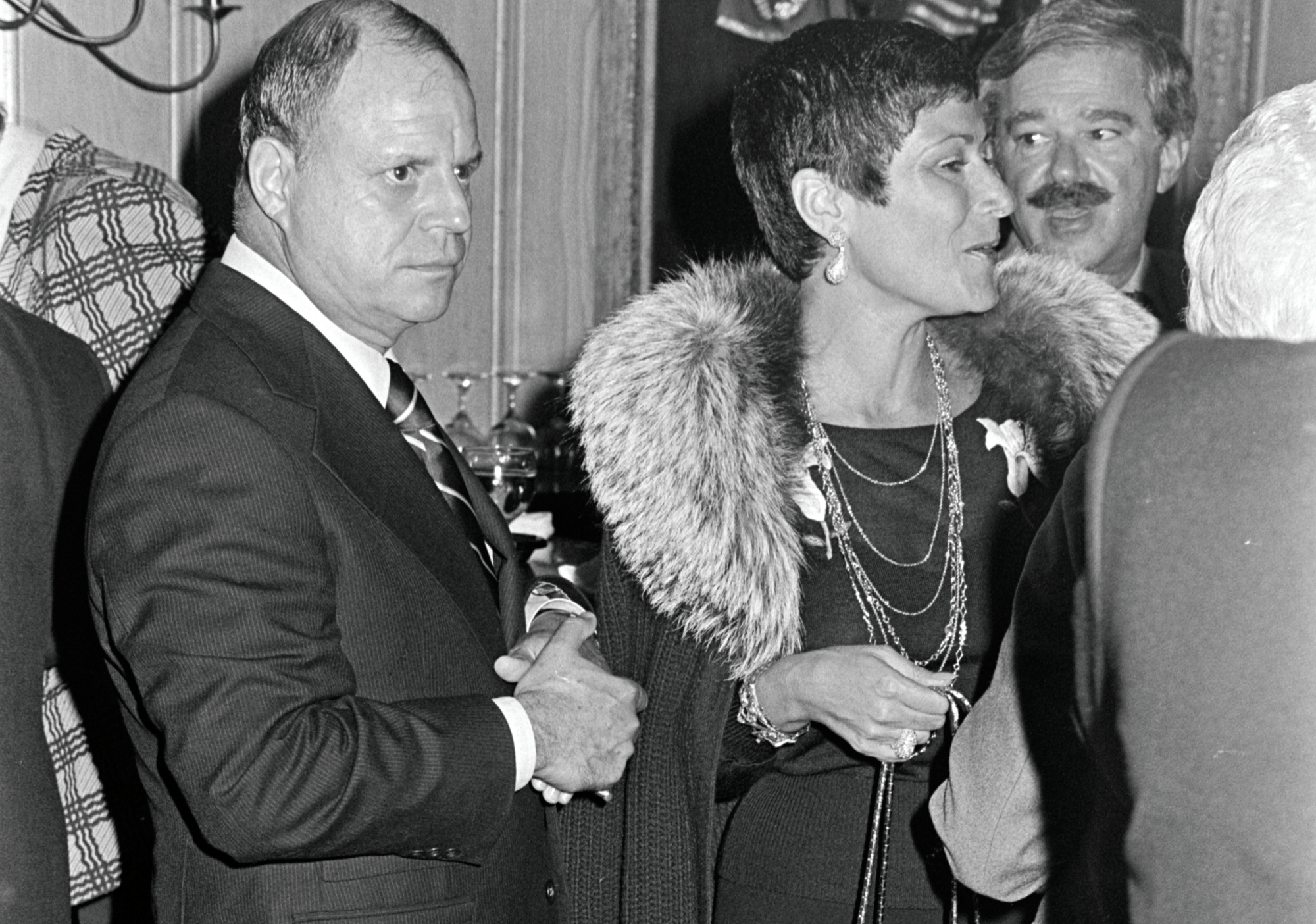 Don Rickles  and Barbara Rickles at a party