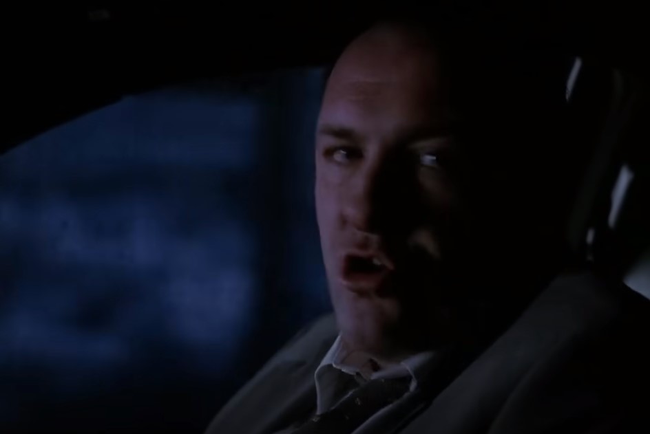 James Gandolfini as Tony Soprano in a car