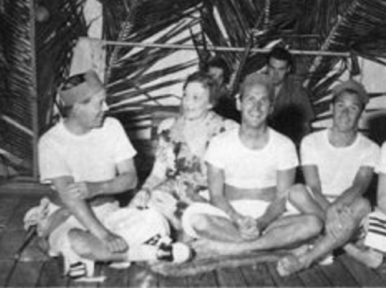 Cole Porter, Linda Porter, Roger Stearns and French.