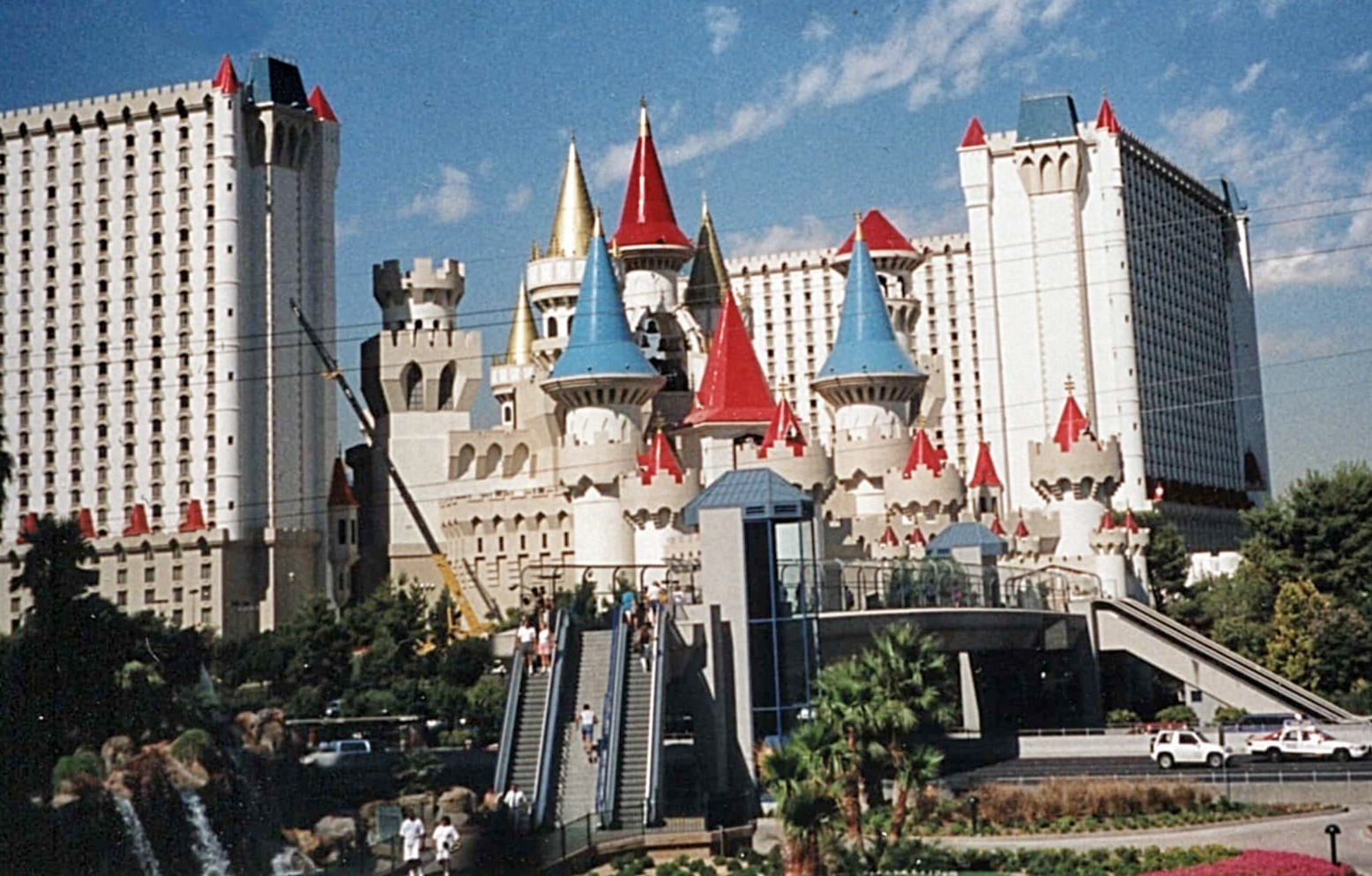 Photo of Las Vegas Nevada, view of Excalibur Hotel and Casino Vintage
