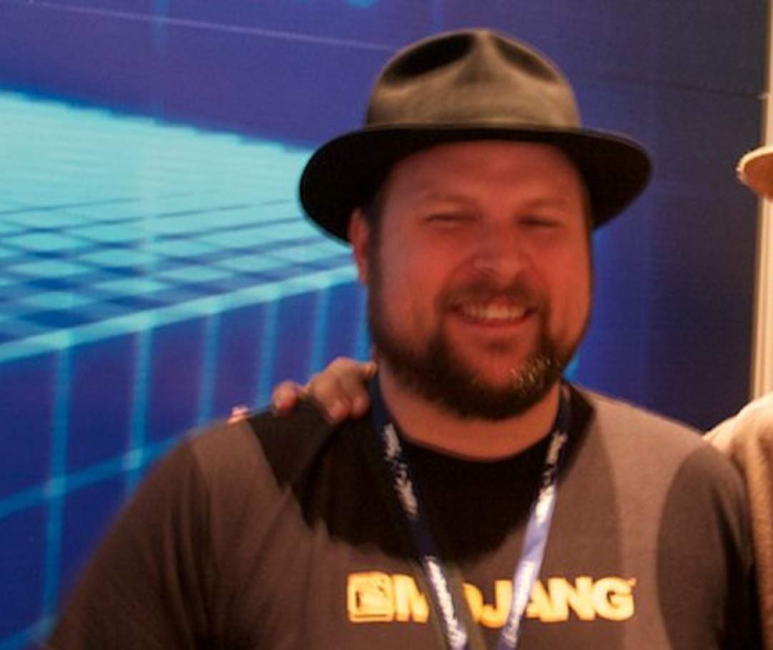 Markus Persson smiling