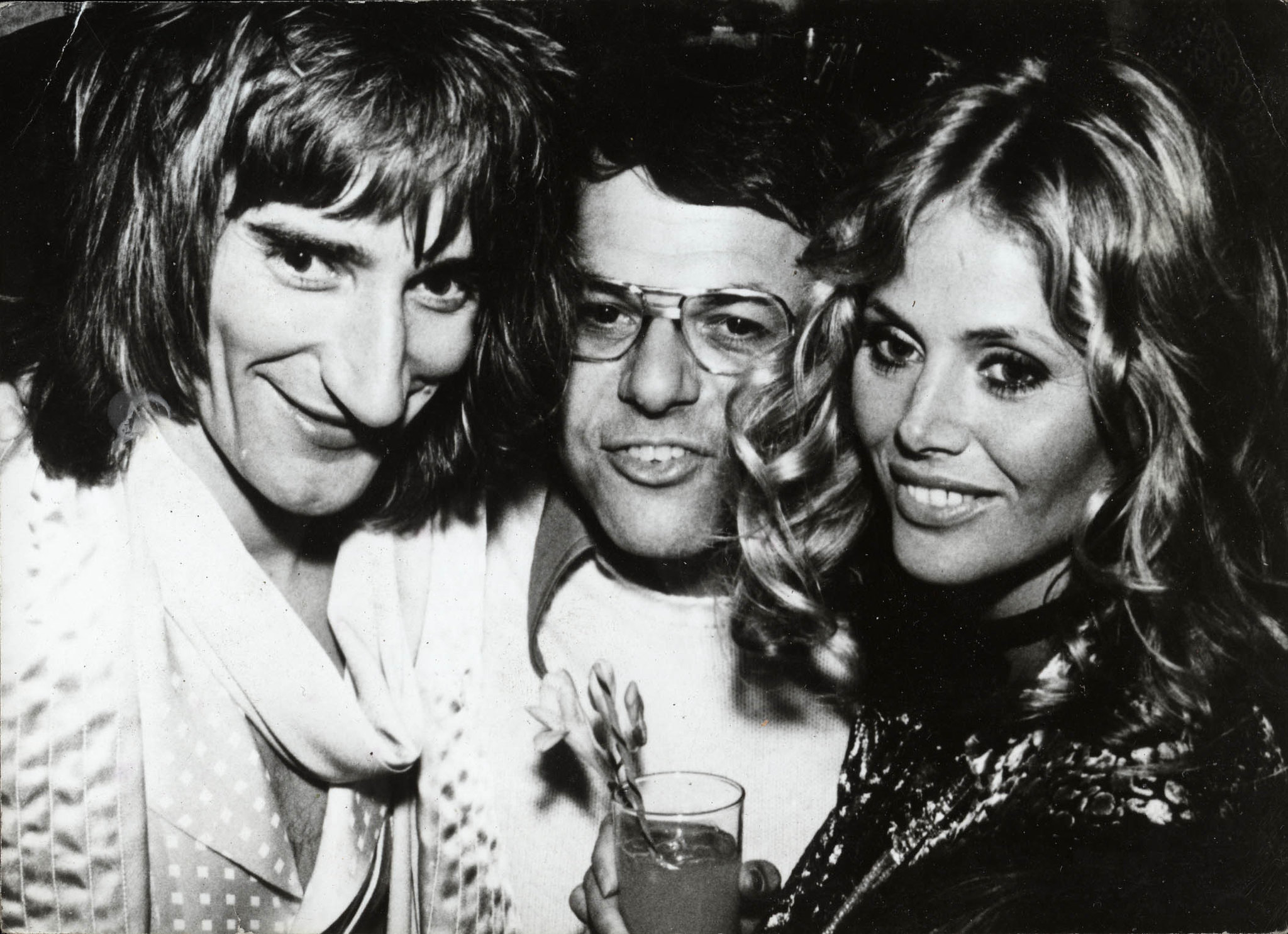 Rod Stewart & Joe Smith & Britt Ekland