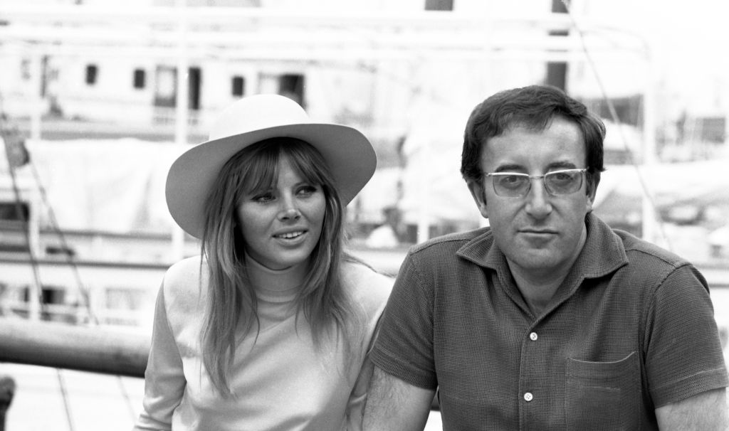 Peter Sellers and his wife Britt Ekland in Monaco