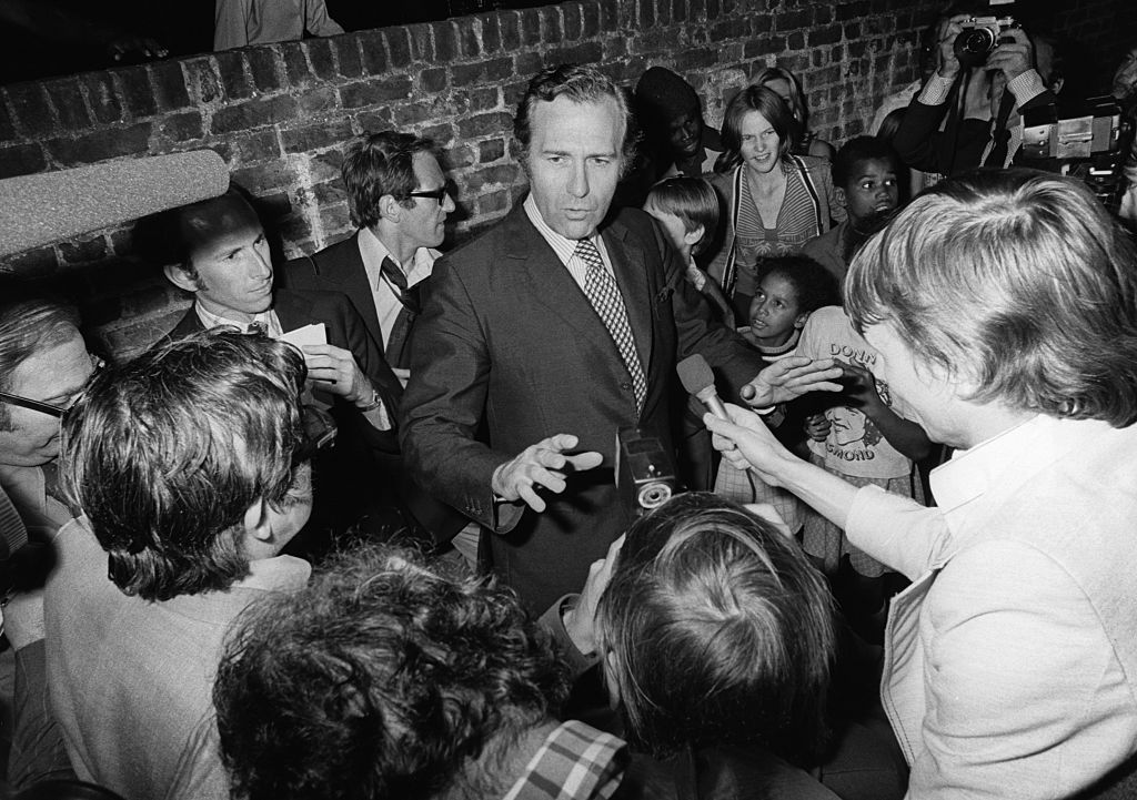 John Stonehouse Faces the Press