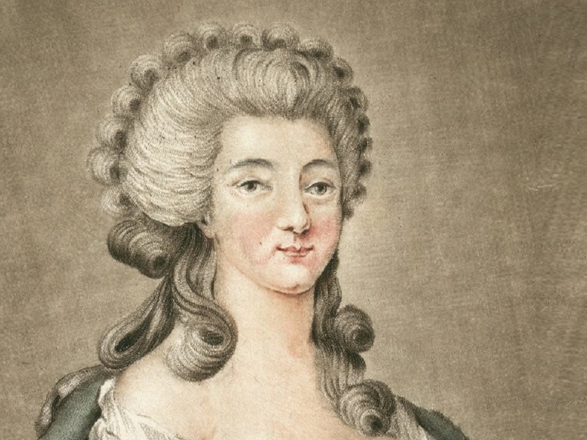 Portrait of Jeanne De Saint-Rémy looking at side - 1786