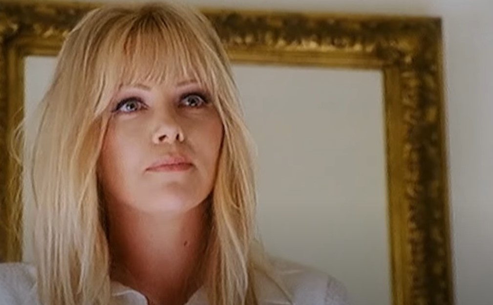 Charlize Theron as  Britt Ekland in The Life and Death of Peter Sellers