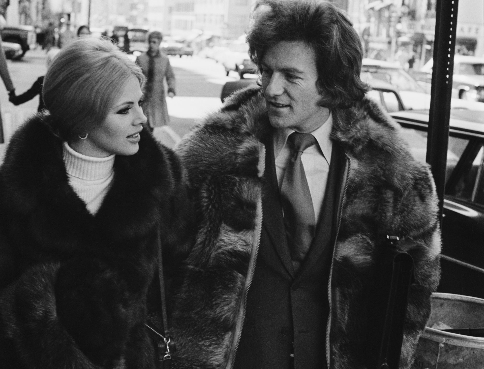 Earl of Lichfield (1939 - 2005) and Swedish actress Britt Ekland