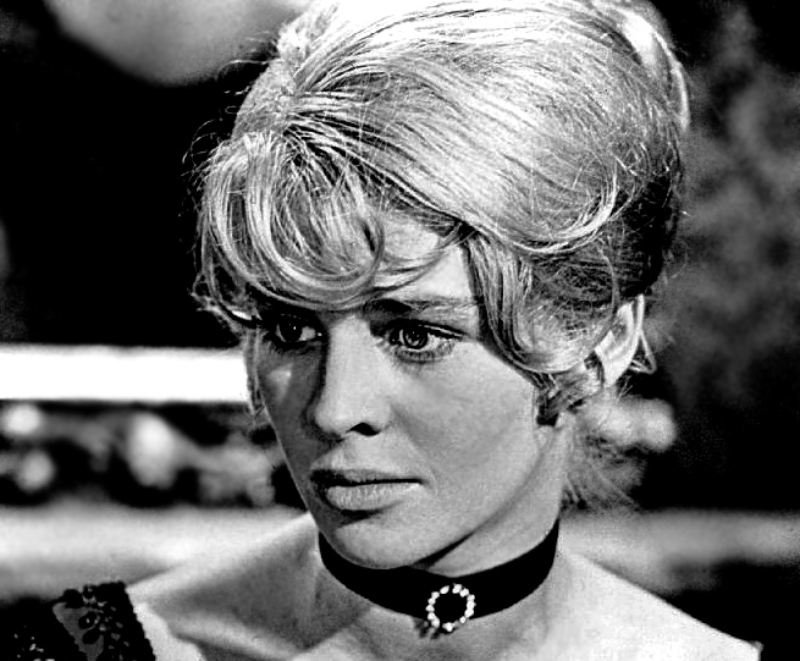 Julie Christie in black top