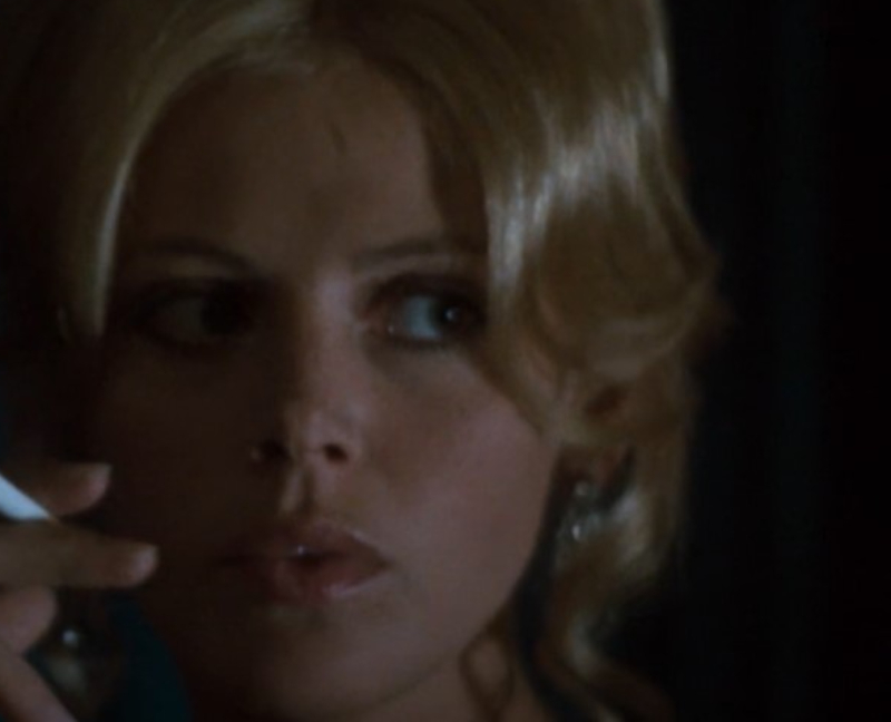 get carter britt ekland wearing earrings