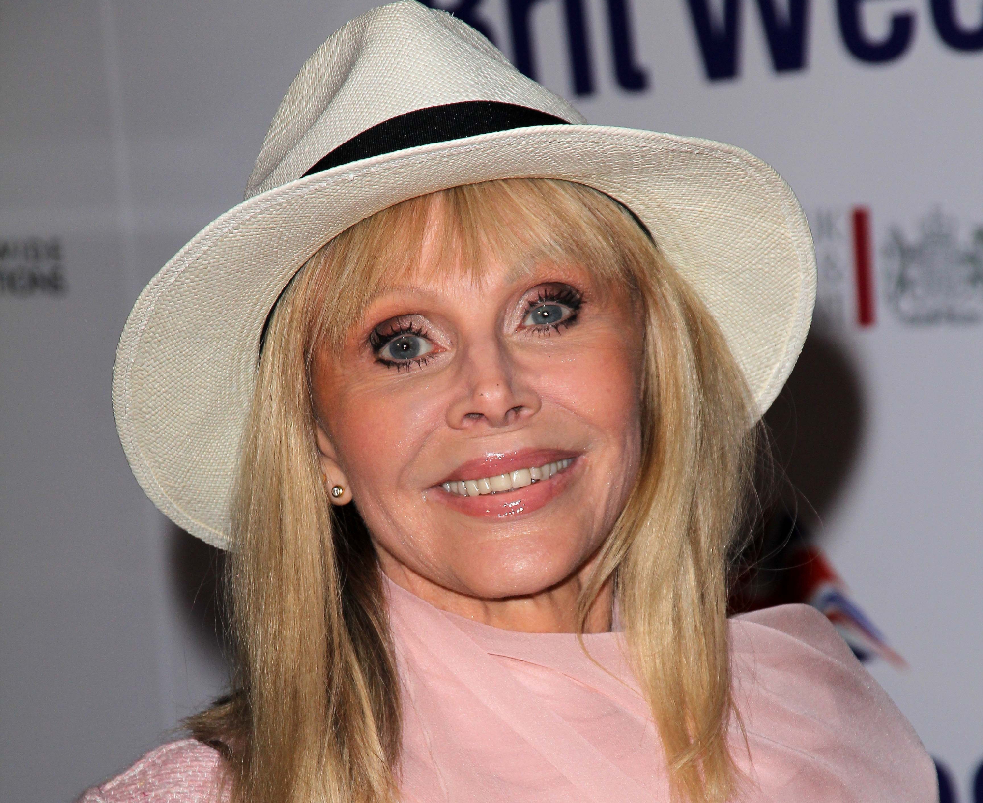 Britt Ekland at the Official Launch of BritWeek, Private Location, Los Angeles in pink top