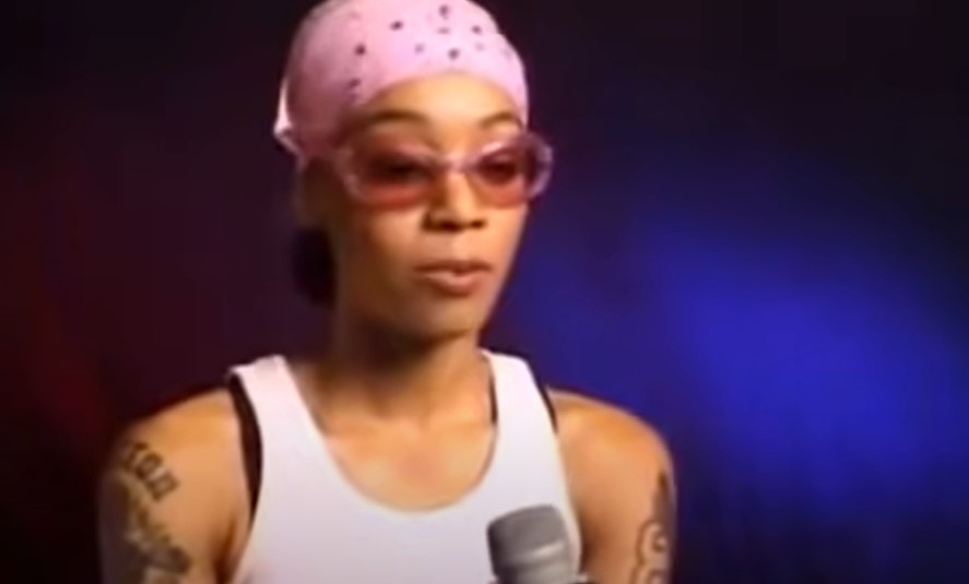 Lisa Left Eye Lopes in white top