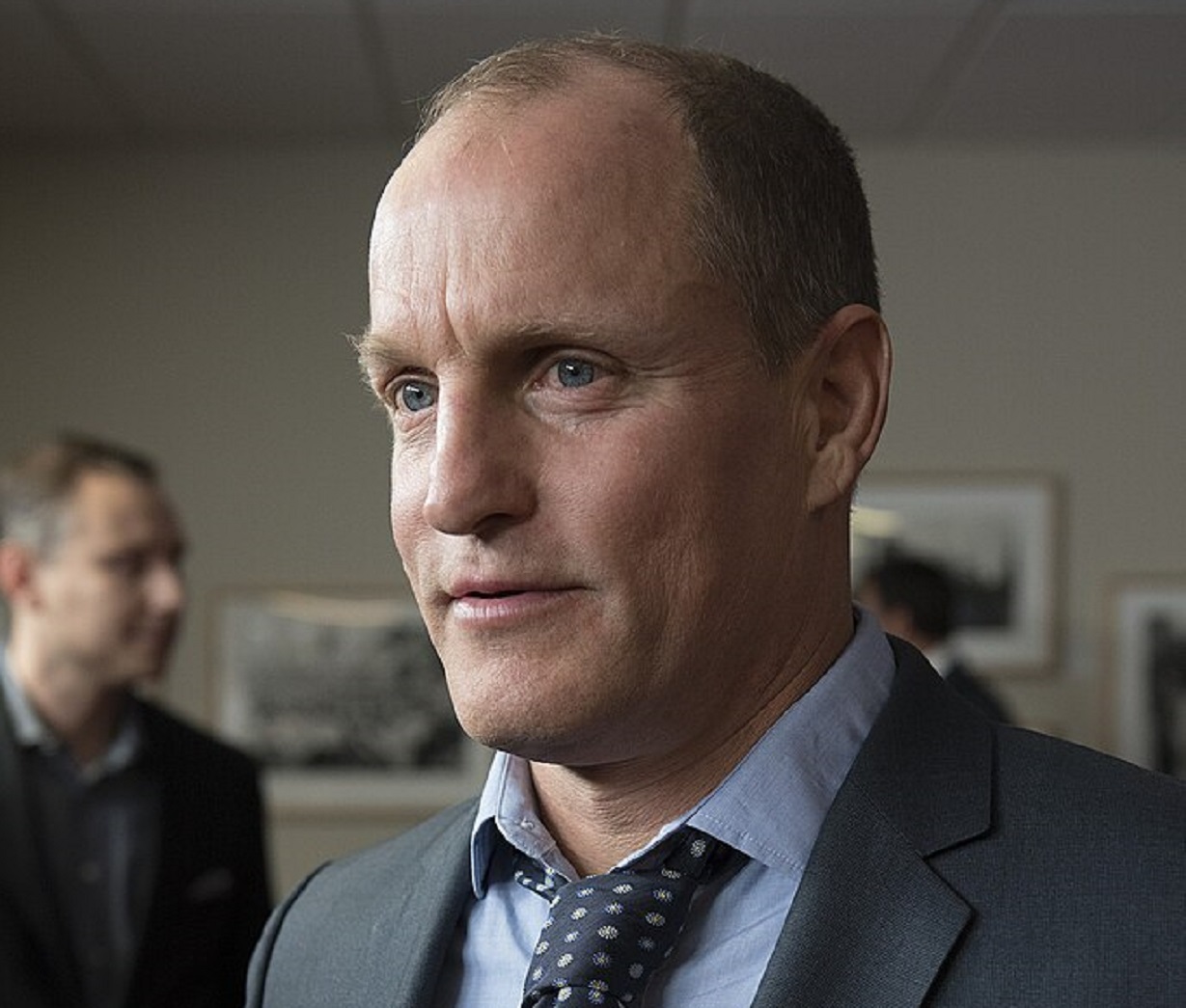 Woody Harrelson talks to the Austin media before a screening of his new movie - 2016