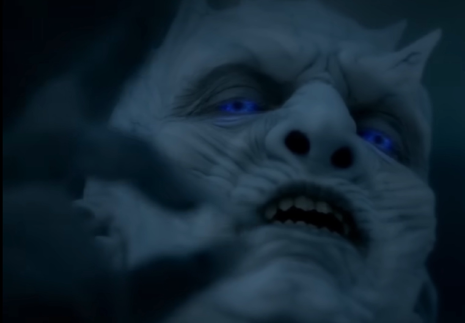 Screenshot of Night King looking down - from Game of Thrones (2011-19)