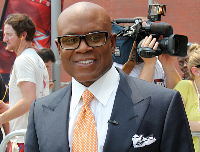 L.A. Reid photo in blue suit