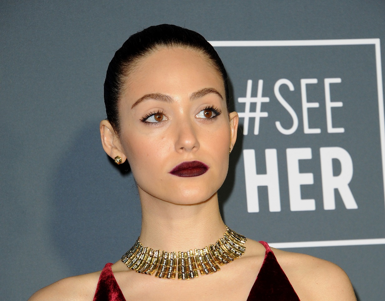 Emmy Rossum at the 24th Annual Critics' Choice Awards - 2019