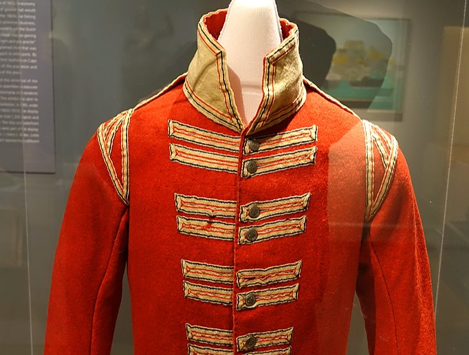 Red coat for 104th Regiment