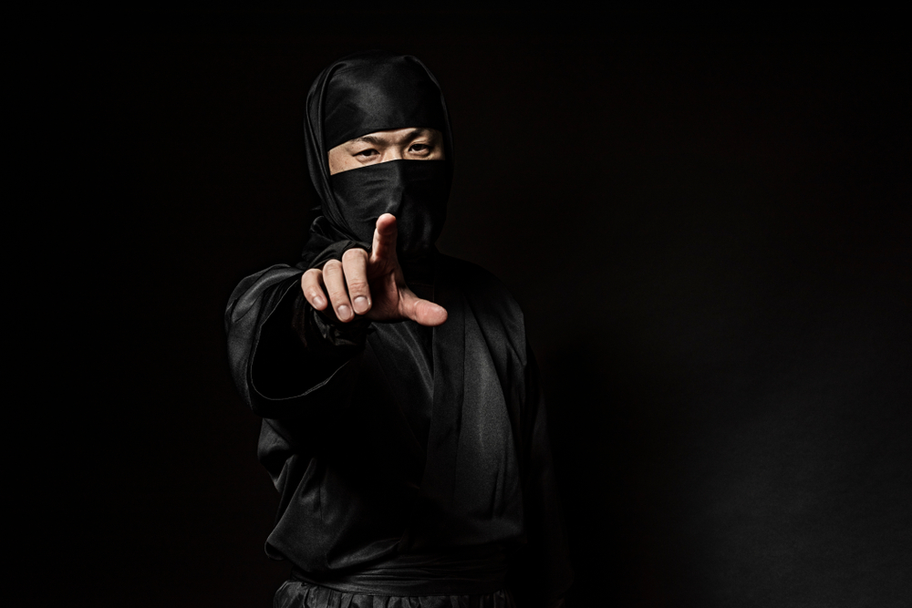 Ninja in black