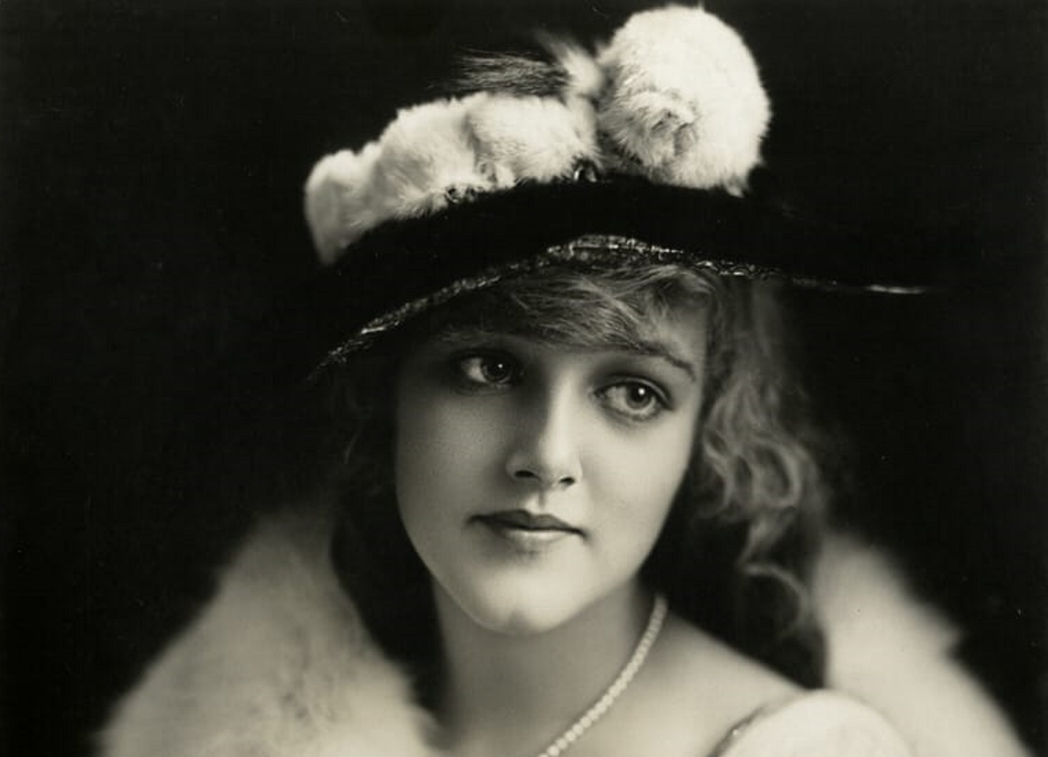 Portrait of American actress Mildred Davis by Fred Hartsook - 1922