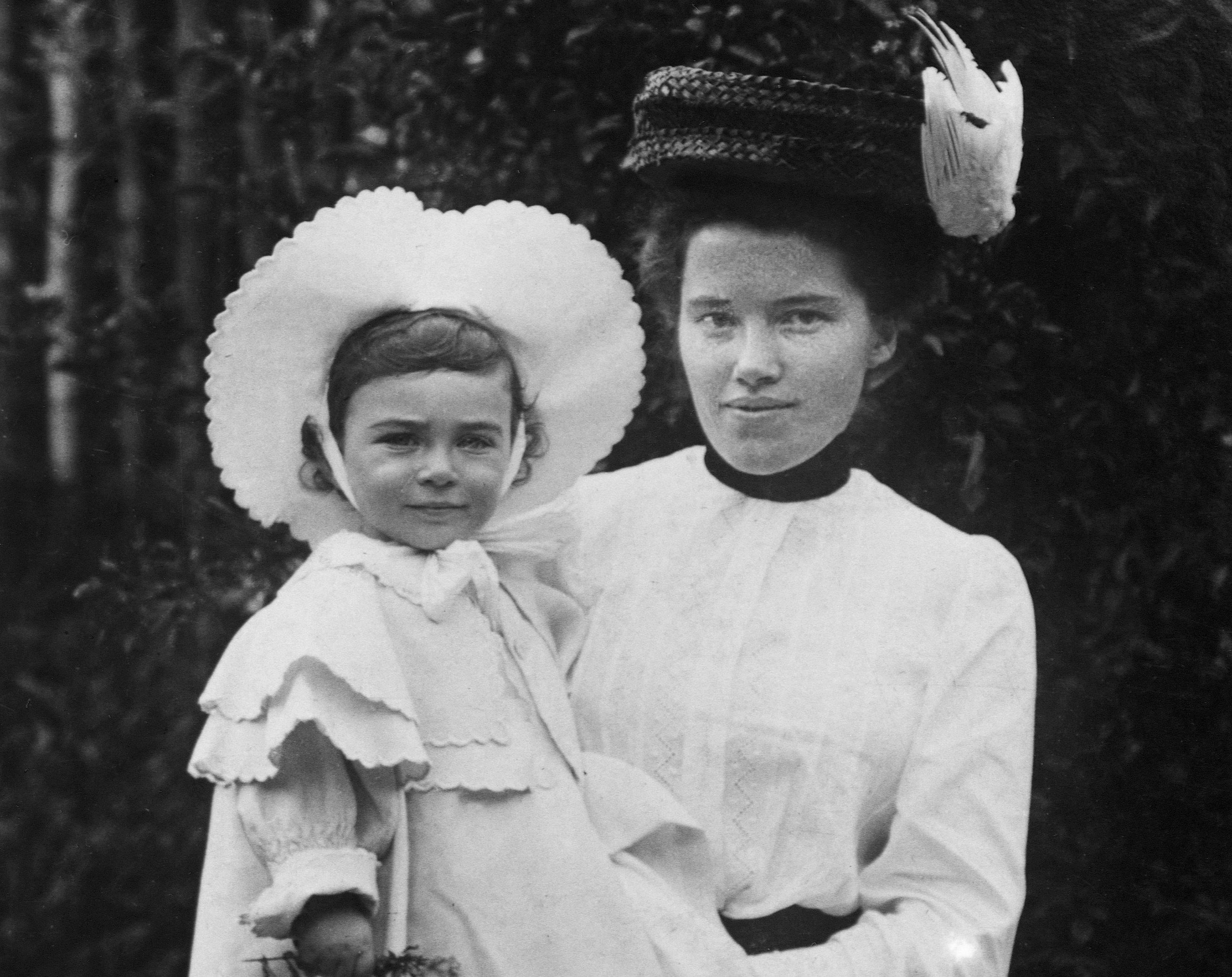 Young J. Robert Oppenheimer with Mother