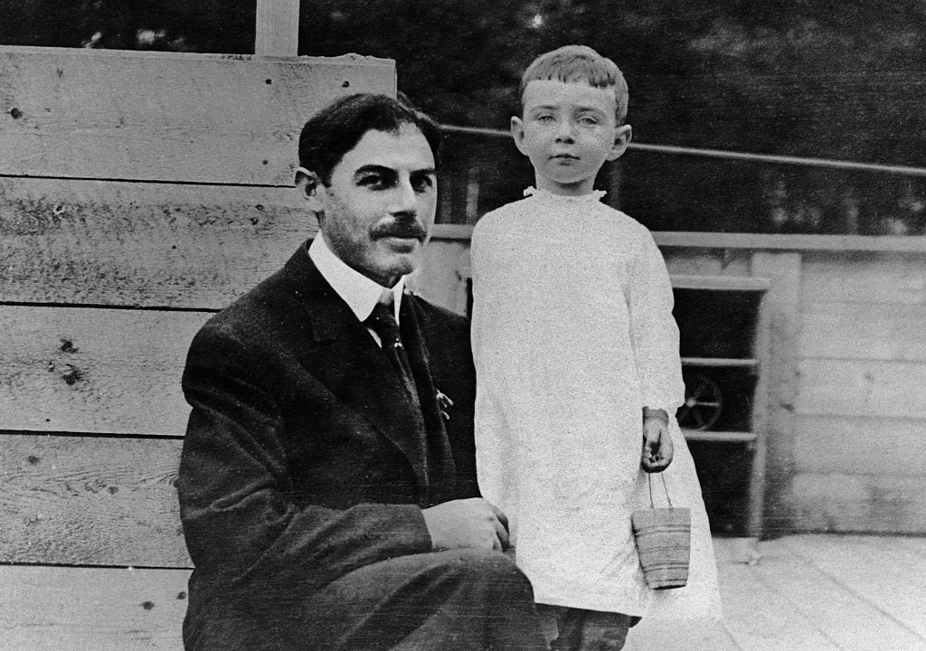 Young J. Robert Oppenheimer With his Father