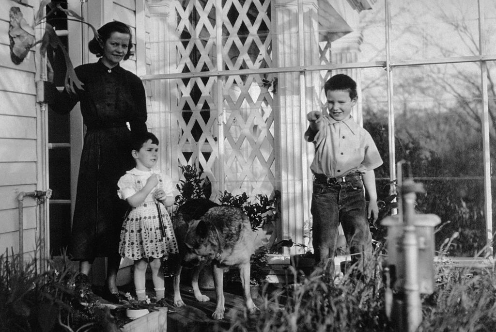 J. Robert Oppenheimer Family at Home