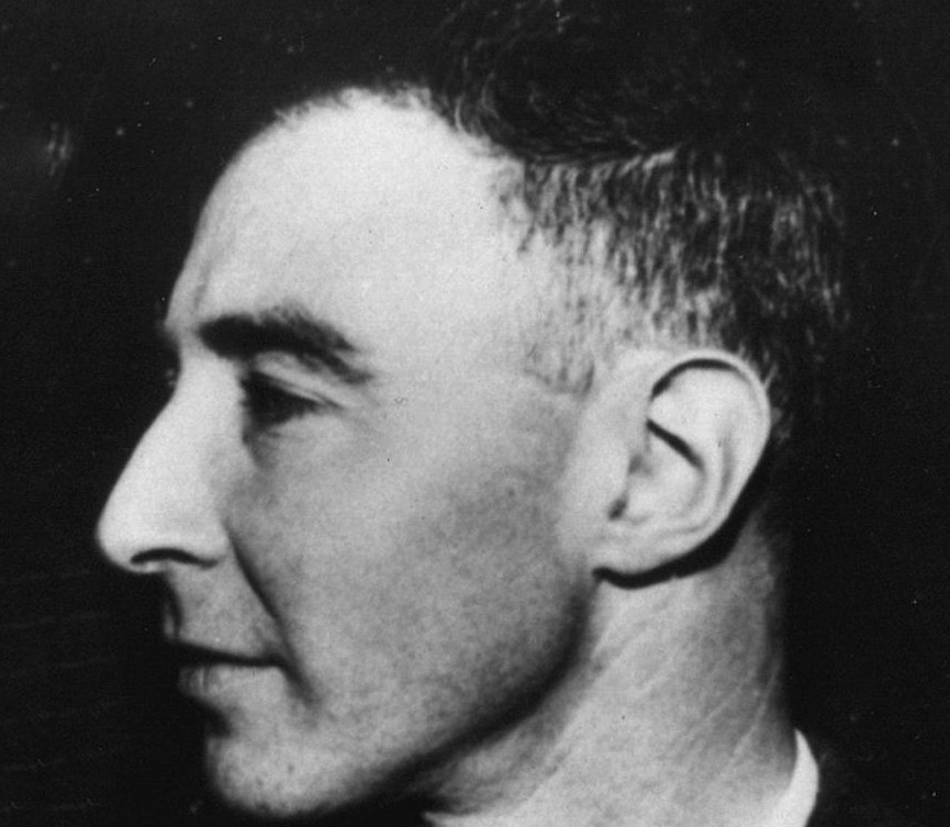 Photograph taken in early 1946 shows  Dr. J. Robert Oppenheimer, a theoretical physicist on the Berkeley facility. c. 1946