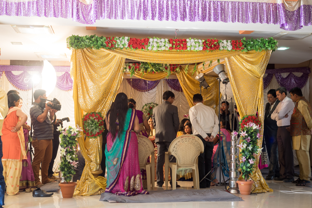 Wedding party in India