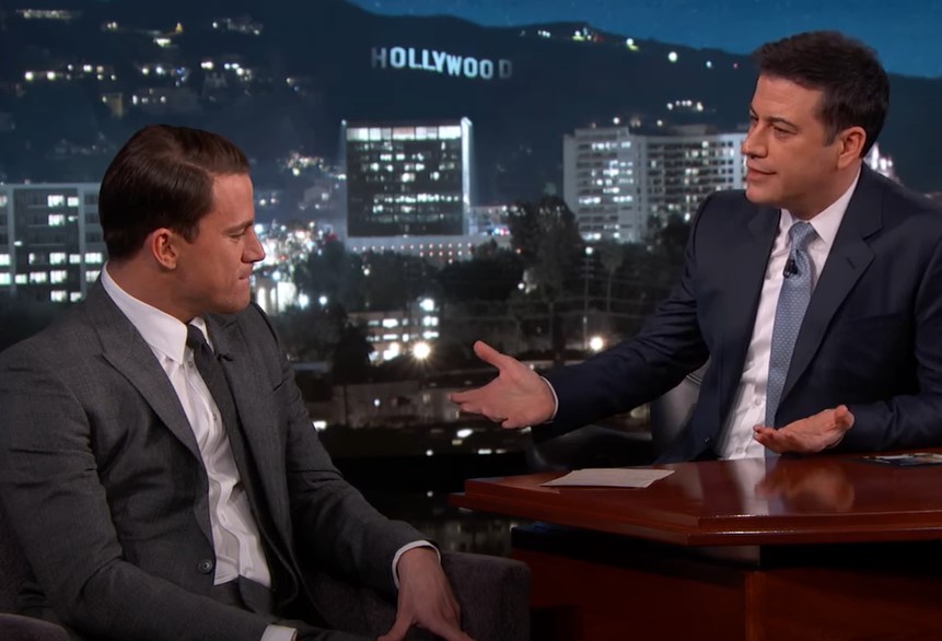 Channing Tatum at Jimmy Kimmel Live!
