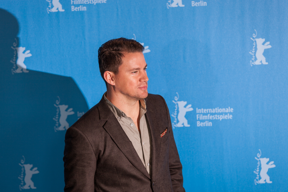 Actor Channing Tatum attends the 'Hail, Caesar!' photo call during the 66th Berlinale International Film Festival Berlin in dark gray