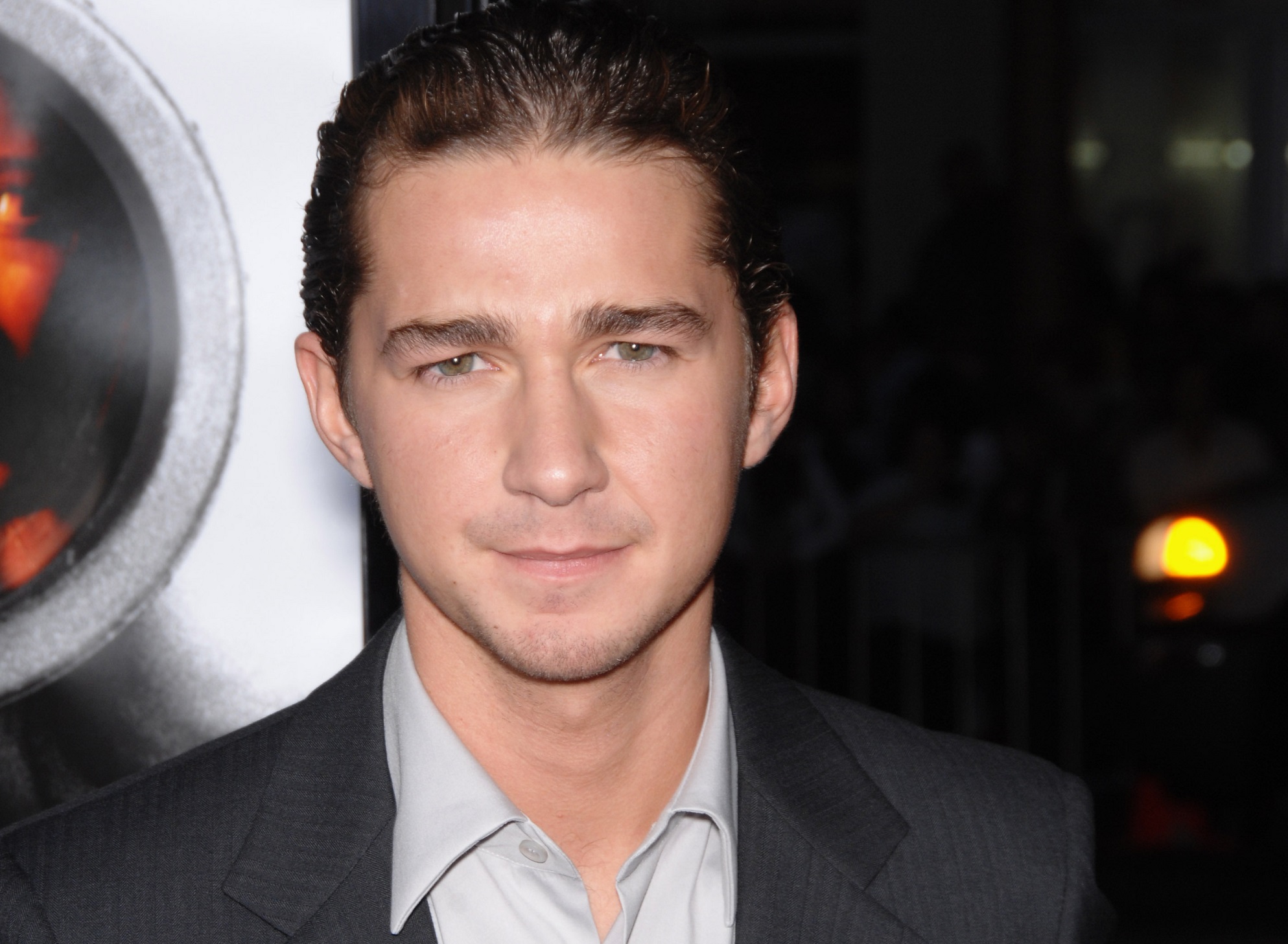 Shia LaBeouf at the Los Angeles premiere of 