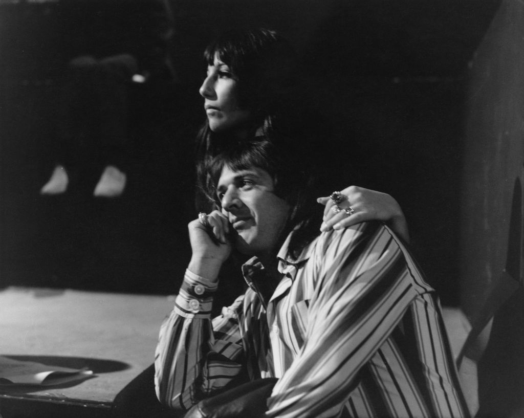 Sonny Bono  and his wife, U.S. singer and actress Cher circa 1965