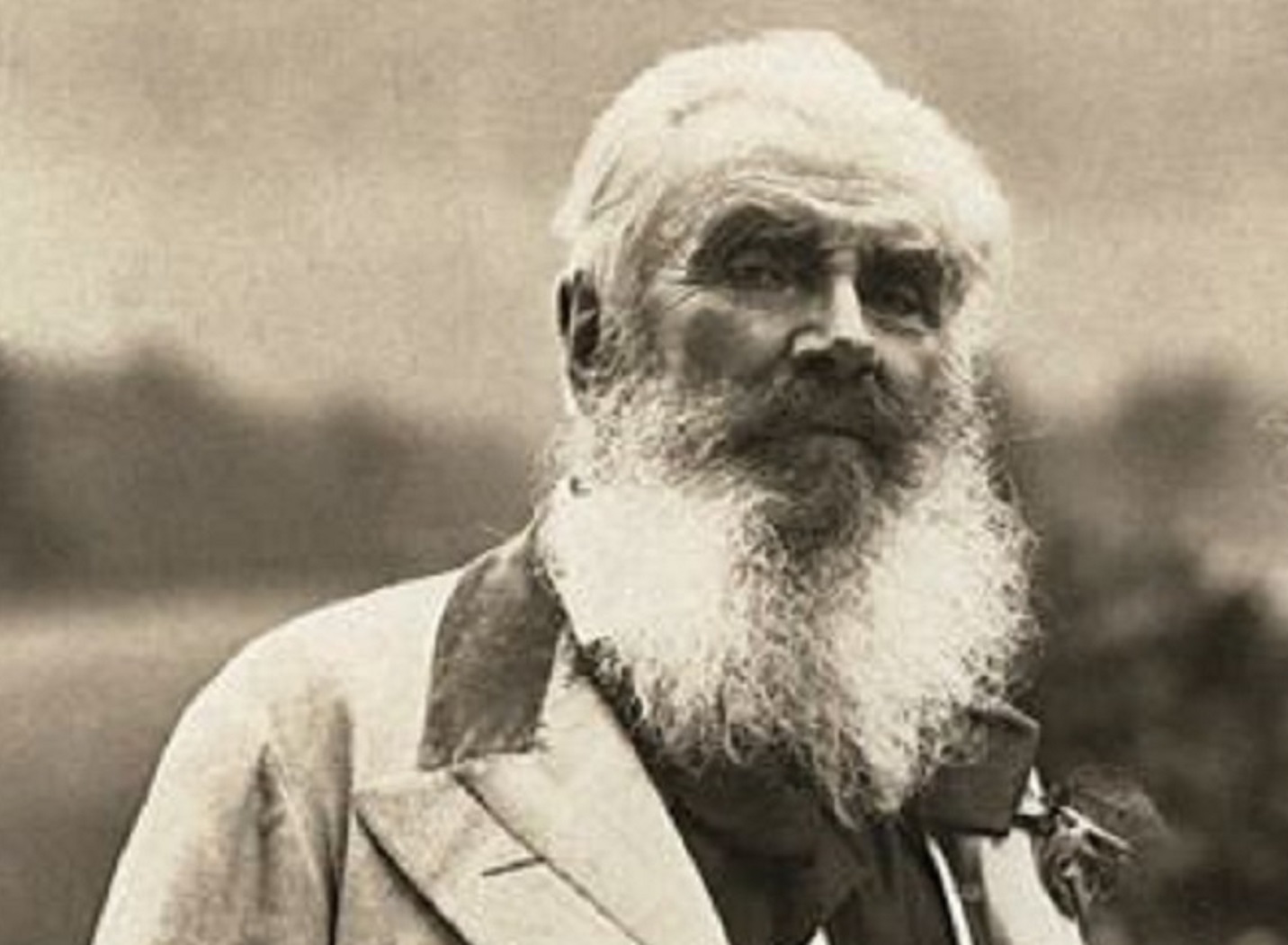 B&W photo of Guido von Donnersmarck looking at camera.