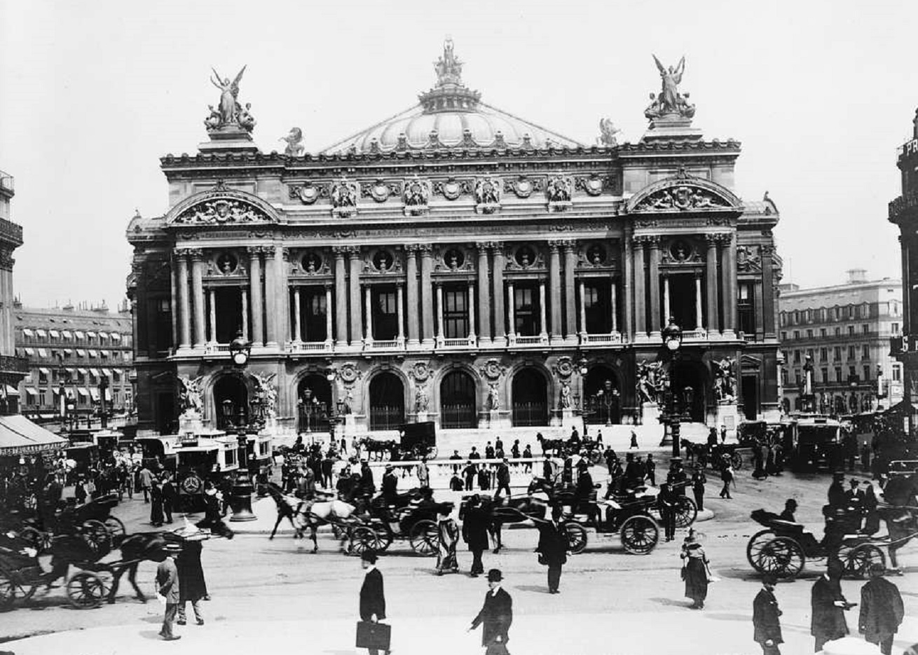 Photo of Exterior of Paris Opera House - 1890
