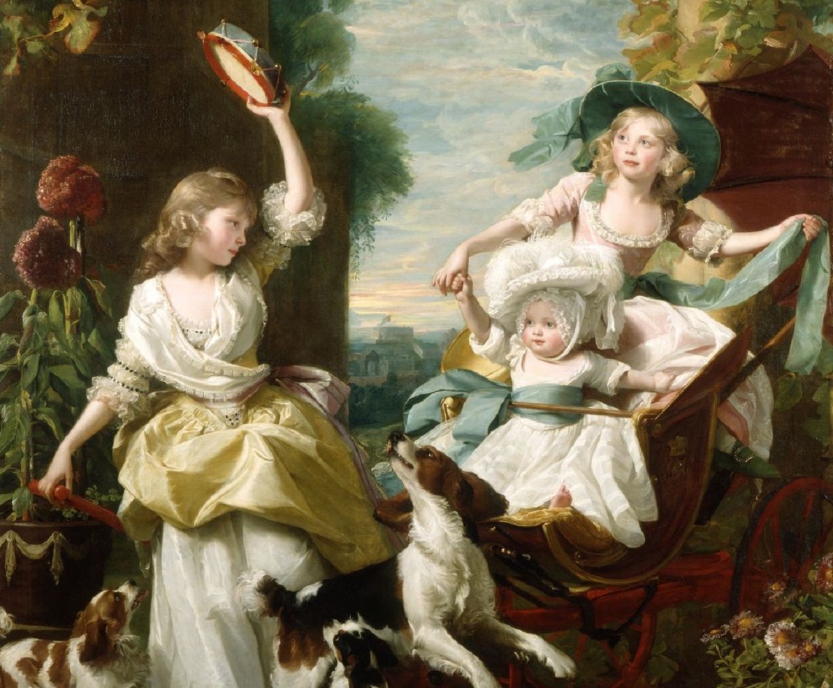 Princesses Sophia , Mary and Amelia  - 1785